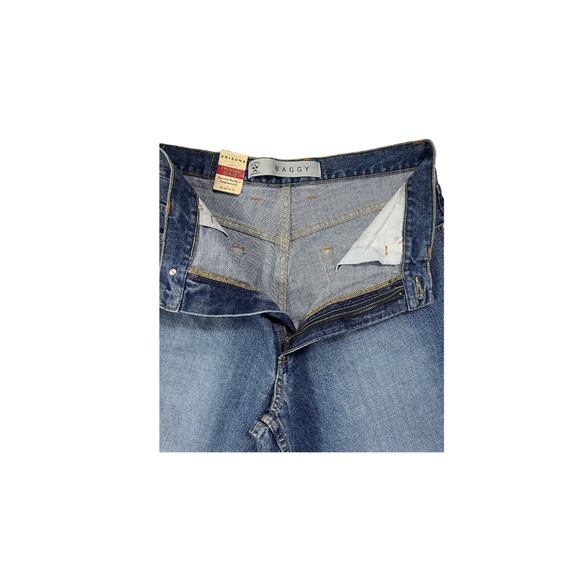 Arizona Jean Company Men's Baggy Light Wash Premium Denim Jeans-Size 34” x 34” - Picture 3 of 5